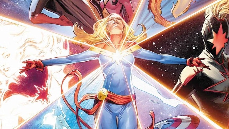 Captain Marvel celebration cover