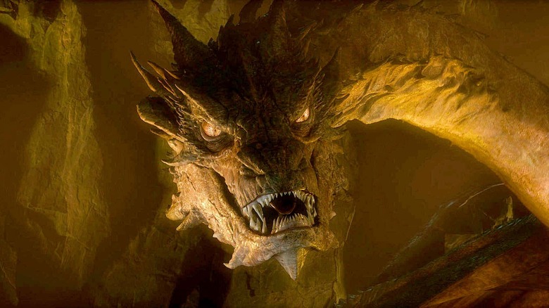 Close up of Smaug