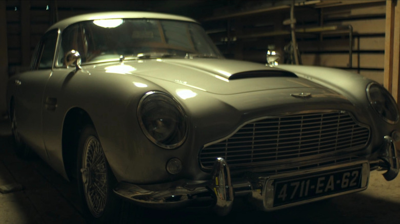 Aston Martin DB85 in garage