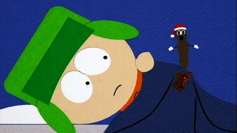 Mr. Hankey talking to Kyle