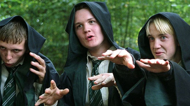 Pike, Goyle, and Draco Dementors