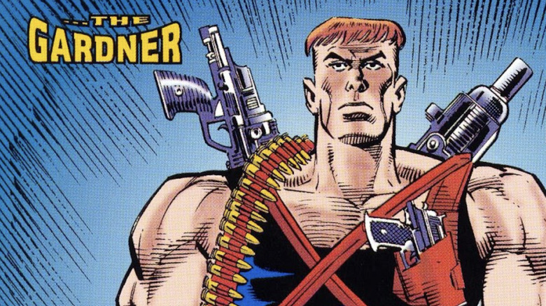 Guy Gardner armed with new weapon