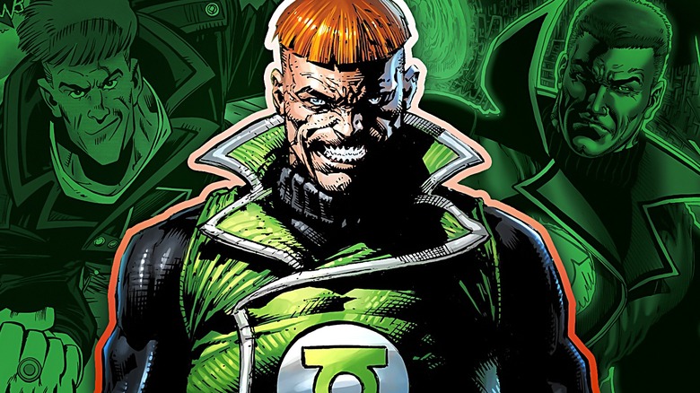 Green Lantern sneering