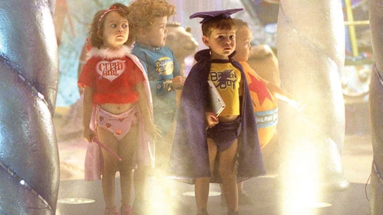 Babies as superheroes