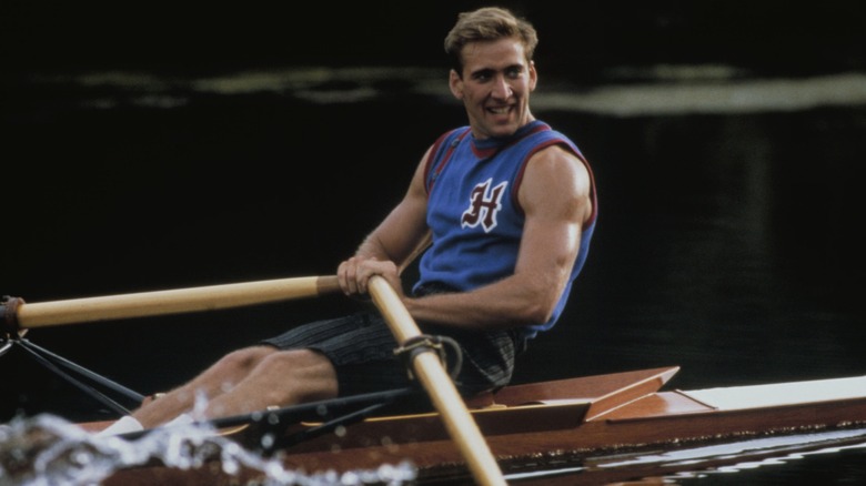 Ned Hanlan rowing