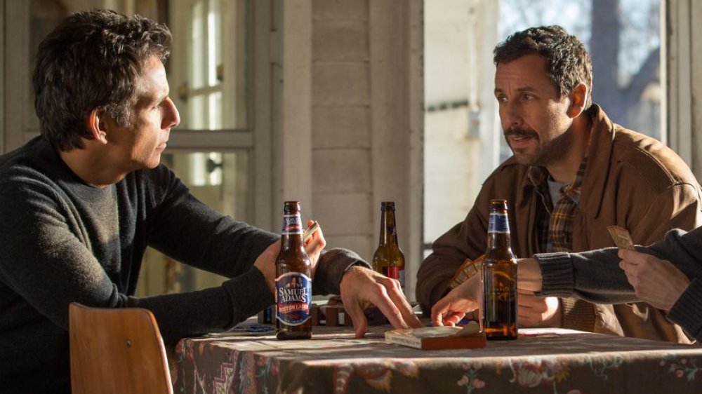 Adam Sandler and Ben Stiller in The Meyerowitz Stories