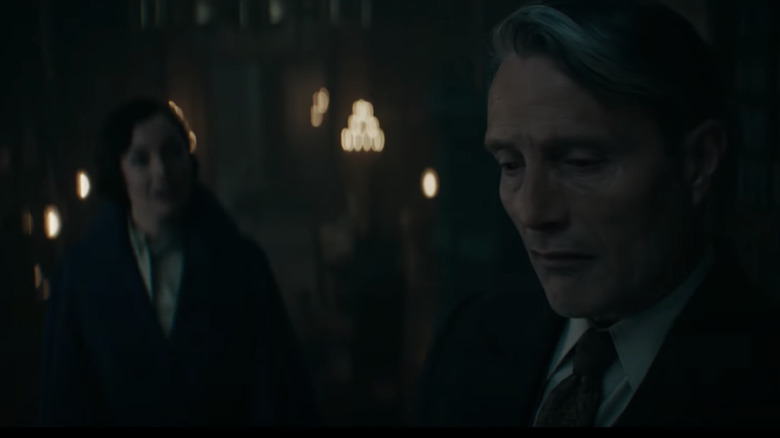 Grindelwald looking upset