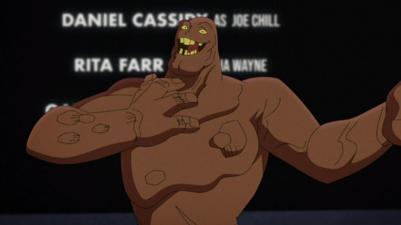 Clayface smiling