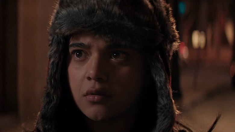 Kamala Khan wearing furry hat