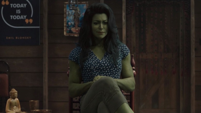 She-Hulk at the retreat