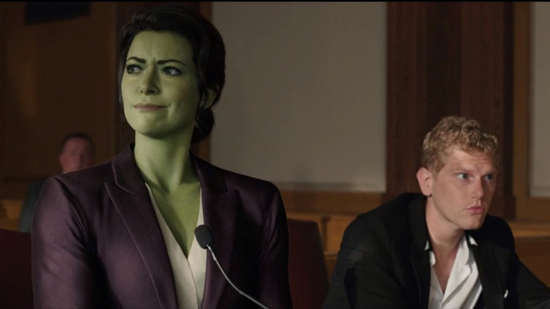 She-Hulk in court with Leap-Frog