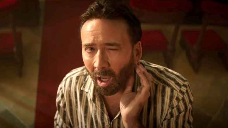 Nicolas Cage sedates himself 