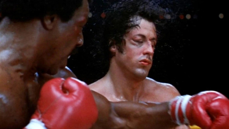Apollo punches Rocky