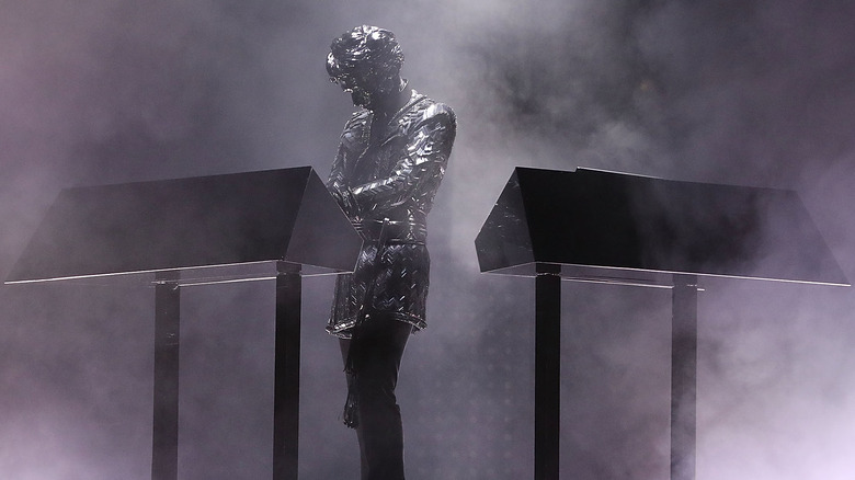 Gesaffelstein performing on stage