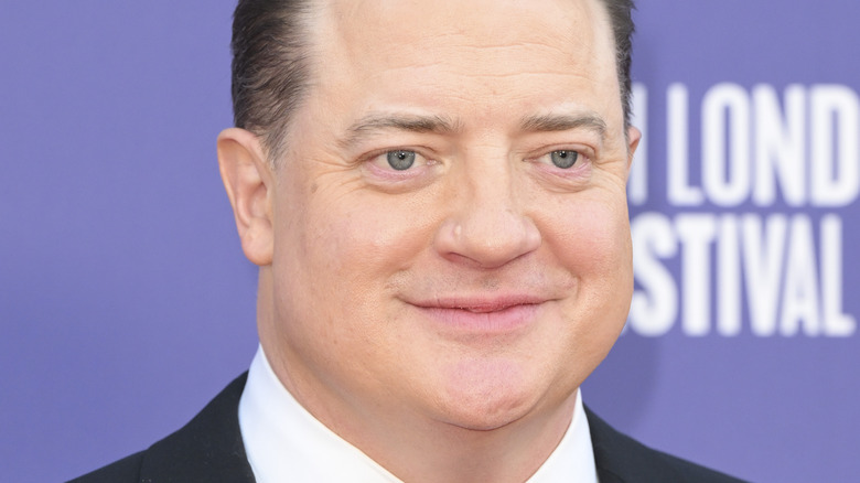 Brendan Fraser smiling for a photo