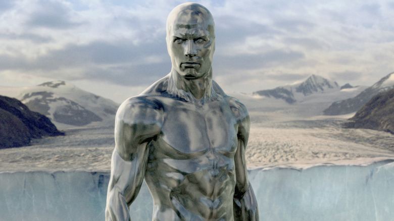 Silver Surfer mountain background