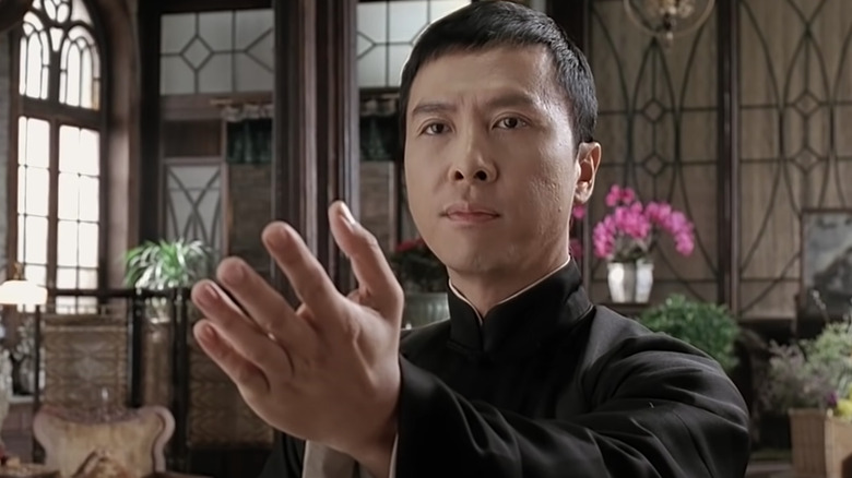 Donnie Yen preparing to fight