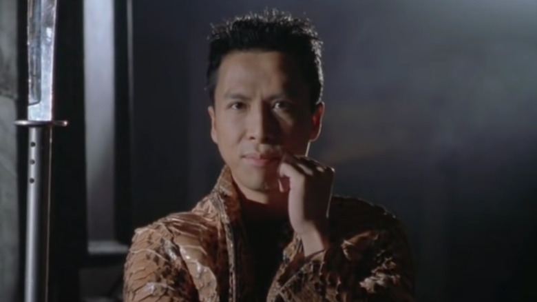 Donnie Yen with spiky hair