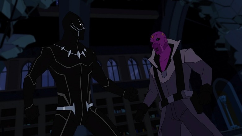 T'Challa talks with Zemo