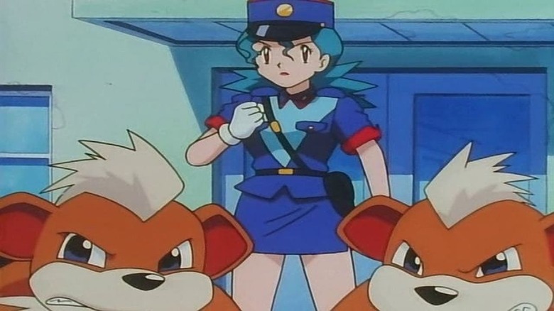 Officer Jenny with Growlithe