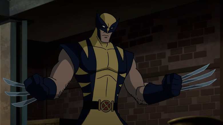 Wolverine brandishing his claws