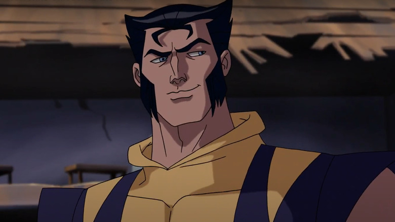 Wolverine smiling without mask