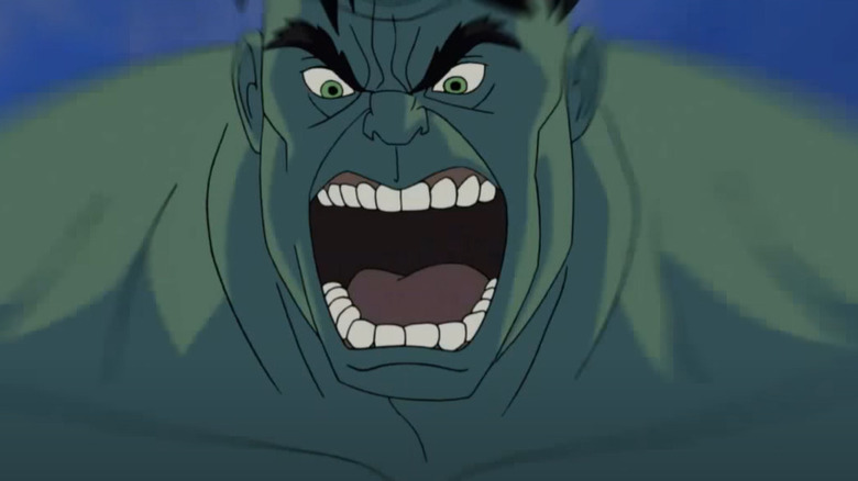 Hulk screaming in anger