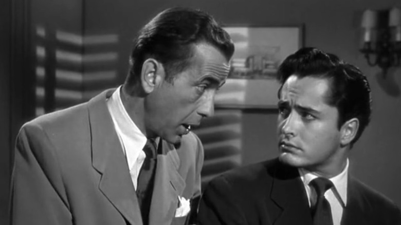 Humphrey Bogart advises his friend