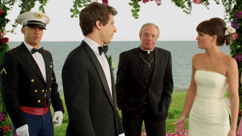 Father McNally at wedding