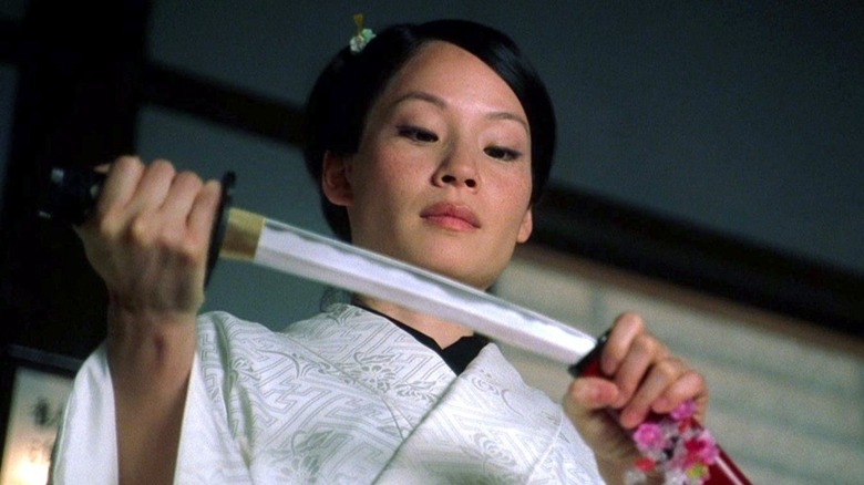 Ishii pulls her sword