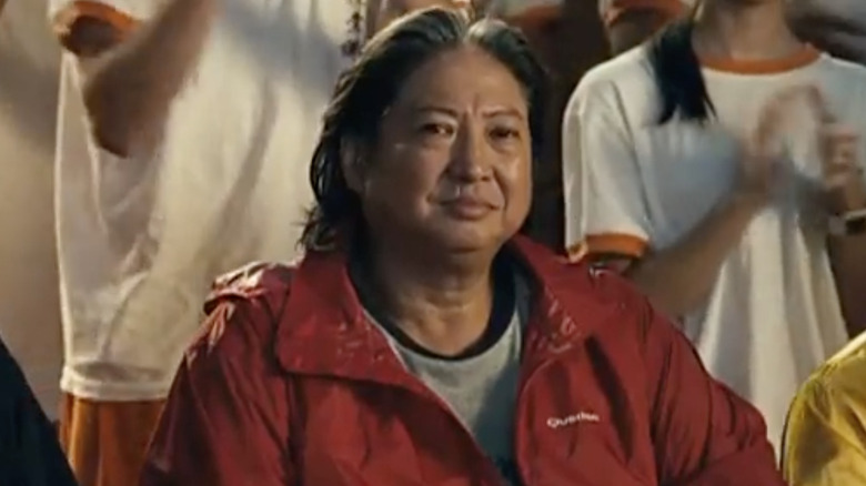 Sammo Hung in red windbreaker