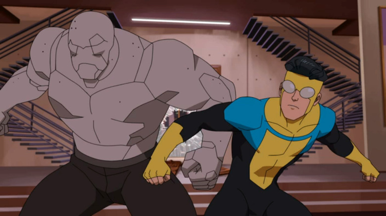 Titan and Mark Grayson / Invincible in "Invincible"