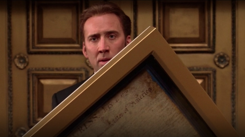 Ben stealing the Declaration of Independence