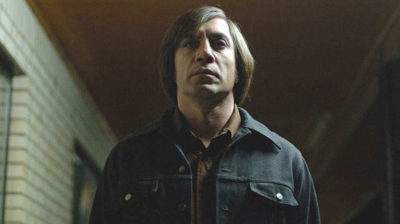 Anton Chigurgh looking vacant