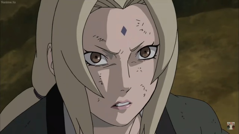 Tsunade looking fierce