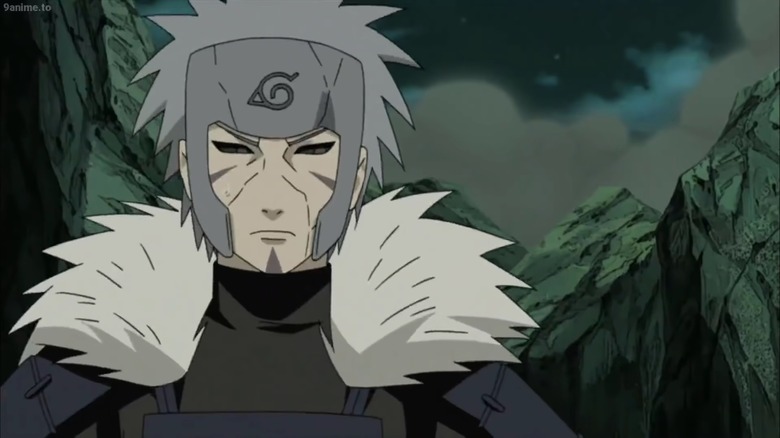 Tobirama Senju with mountains