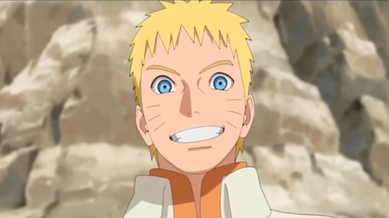 Naruto Uzumaki smiles