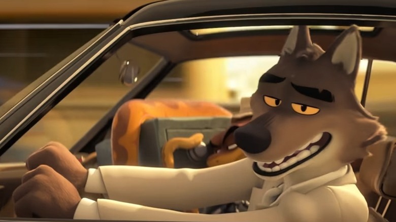 Sam Rockwell voices the Wolf in Bad Guys