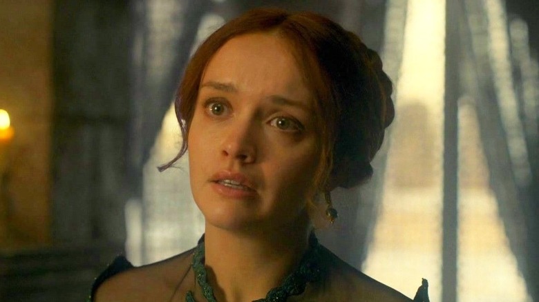 Olivia Cooke as Alicent Hightower in House of the Dragon