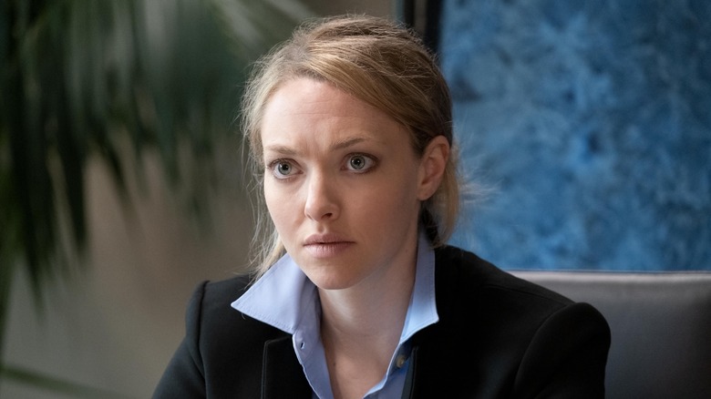 Amanda Seyfried stares in "The Dropout"