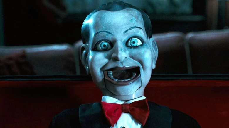 Billy the puppet with mouth open