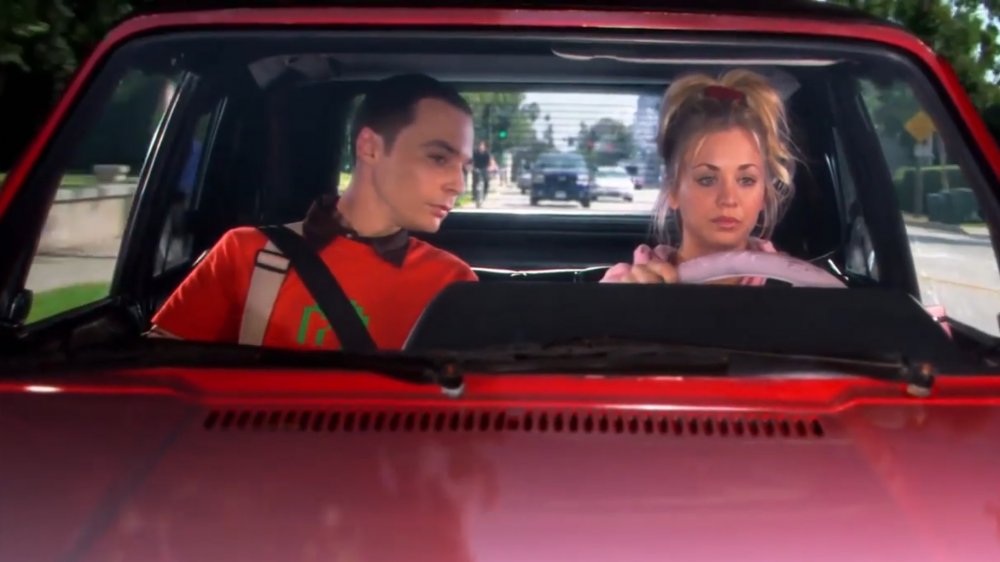 Sheldon forces Penny to drive him to work on The Big Bang Theory