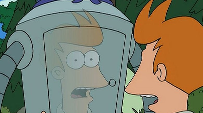 Fry and Bender from Futurama