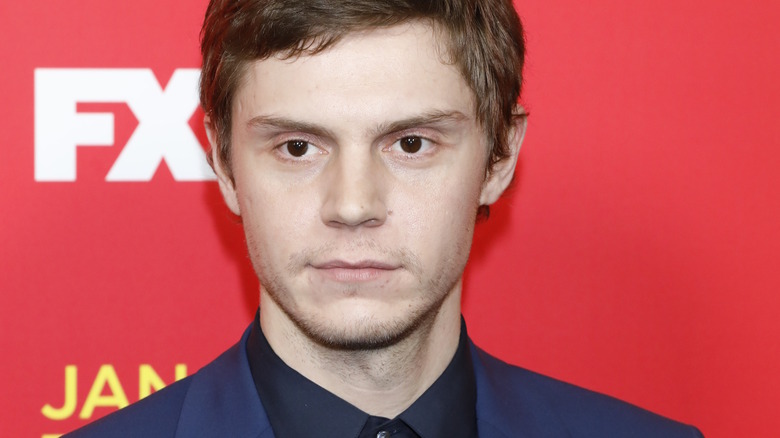 Evan Peters attending an event