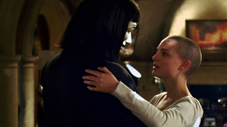 V and Evey dancing in V For Vendetta