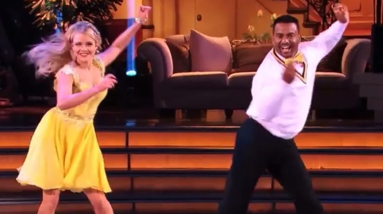 Alfonso Ribeiro and Witney Carson on DWTS