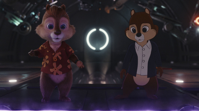 Chip and Dale walking