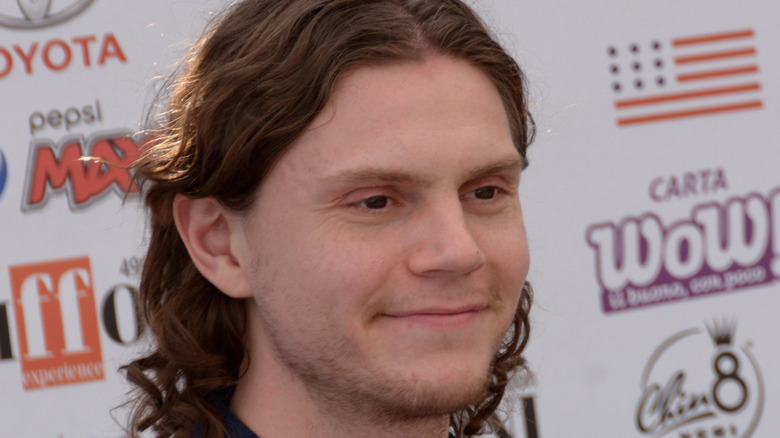 Evan Peters on the red carpet