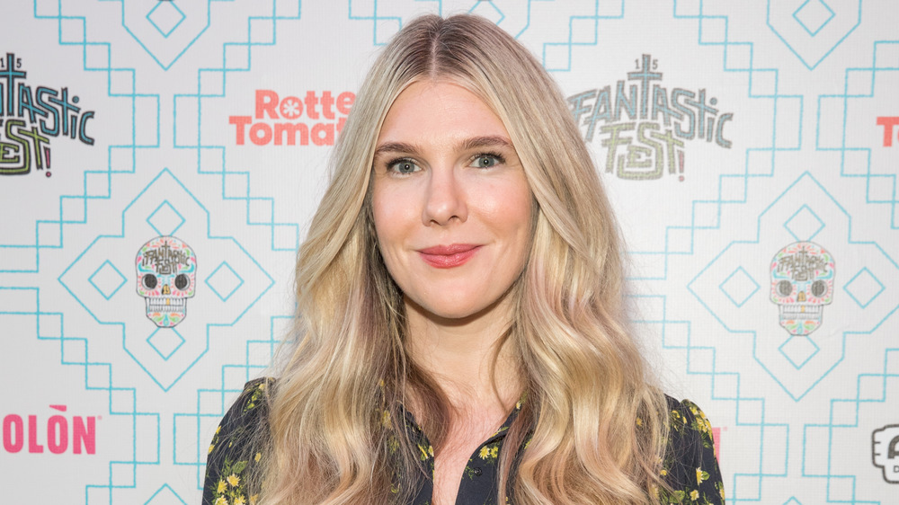 Lily Rabe smiling