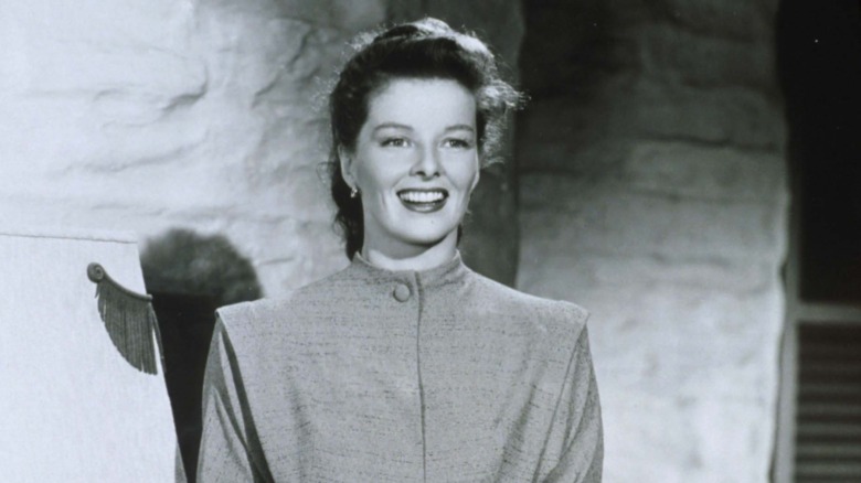 Katharine Hepburn smiling